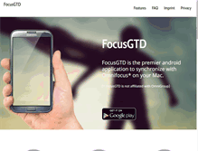 Tablet Screenshot of focusgtdapp.com